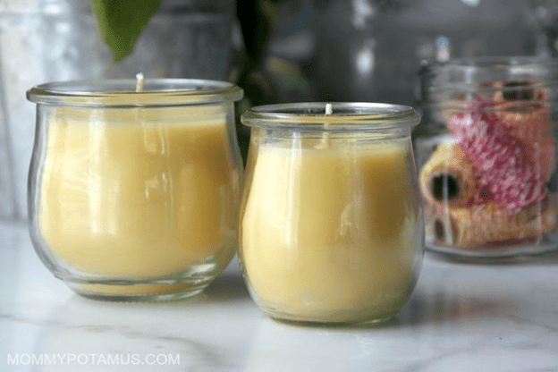 آموزش ساخت شمع موم با موم زنبور عسل