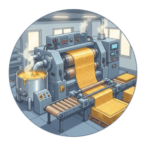 دستگاه تولید موم ورقه ای آجدار